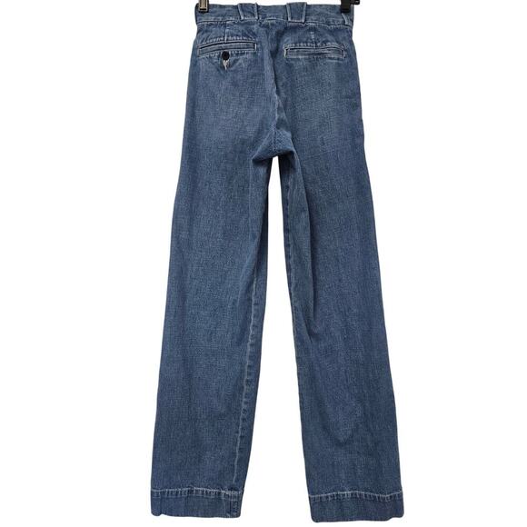 Imogene & Willie kate eames high-rise trouser wide leg chino jeans Size 23 - Picture 6 of 9